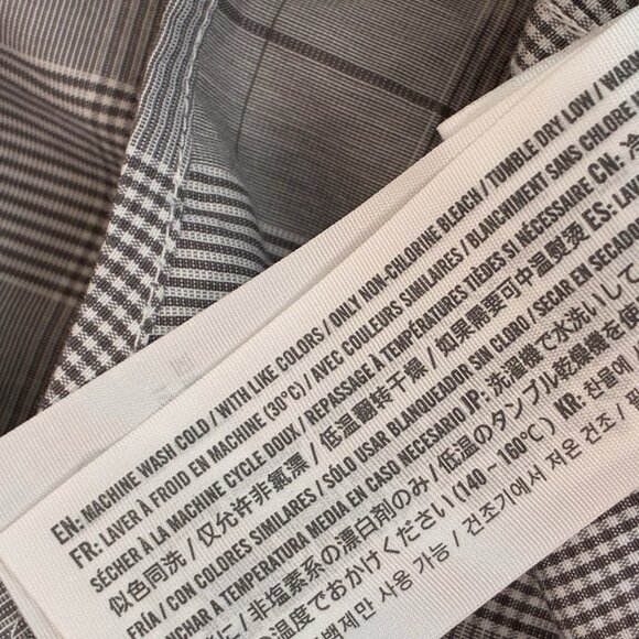 Abercrombie‎ & Fitch button-down shirt New WO Tags Mens XXL Gray Glen Plaid - Picture 9 of 11